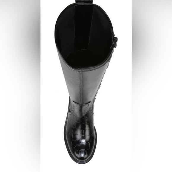 Keaton Croc Embossed Faux Leather Boot - Picture 4 of 11